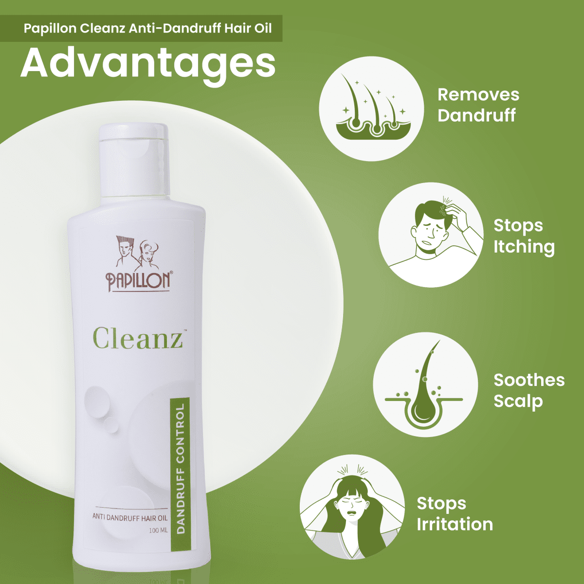 Papillon Cleanz Dandruff Control Kit - Image 6