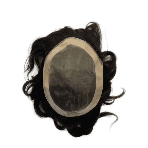 PHW Fine R Mono Hair Patch for Men - 100% Human Hair System / Mens Wig