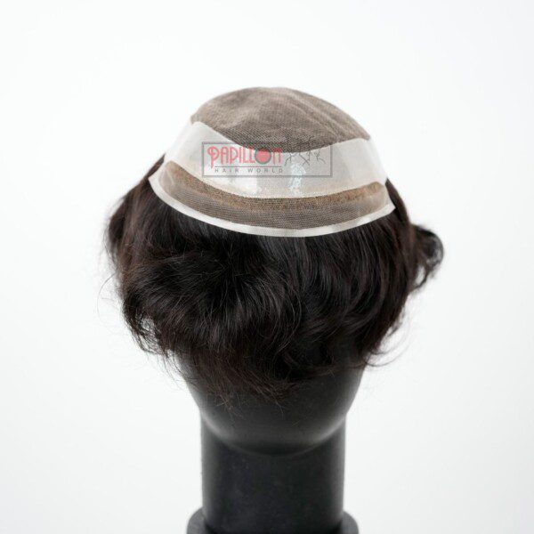 PHW Elite Hair Patch for Men (Remy Hair) - 100% Human Hair System / Mens Wig