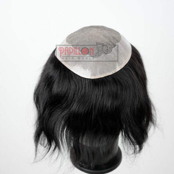 PHW Silk Hair Patch for Men (Remy Hair) - 100% Human Hair System / Mens Wig